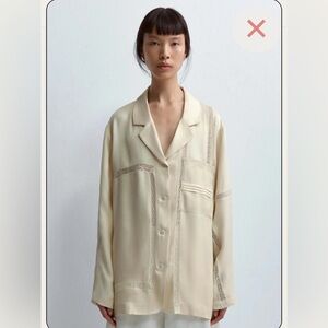 Cordera Blouse with lace detail - one size